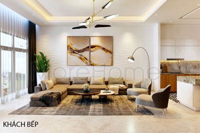 Thiết kế nội thất chung cư hiện đại tại Vincom Rạch Giá