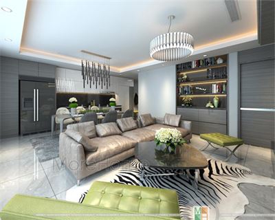 Thi công trần thạch cao chung cư cao cấp Imperia Garden Nguyễn Huy Tưởng