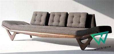 Thi công sofa đồ gỗ óc chó WT- 0004