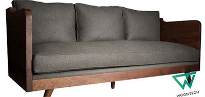 Thi công sofa đồ gỗ óc chó WT- 0005