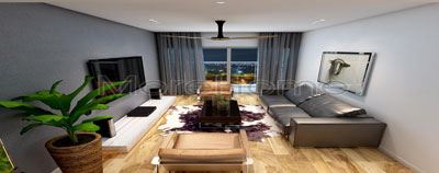 Thiết kế chung cư hiện đại cao cấp - chị Lan