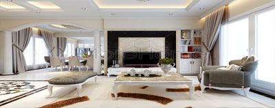 Thiết kế nội thất biệt thự nhà bè - Hồ Chí Minh