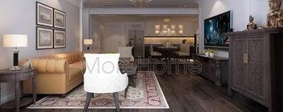 Thiết kế và thi công nội thất đồ gỗ chung cư Goldmark City - Chị Hạnh 
