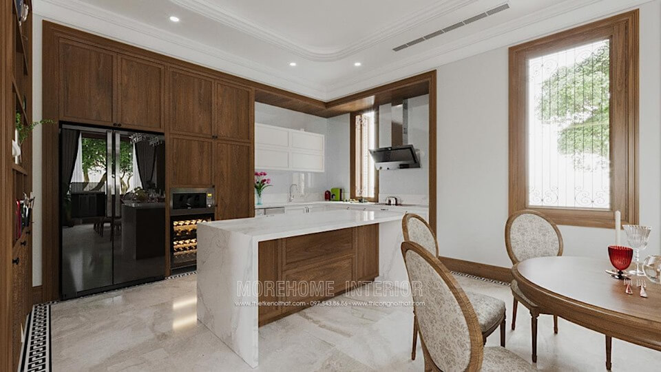 Morehome chuyên thiết kế, thi công và sản xuất các mẫu tủ bếp đẹp cho nhà chung cư, nhà phố, biệt thự tại hà nội, hải phòng, đà nẵng, hồ chí minh cùng các tỉnh thành lân cận Tủ bếp hiện đại đẹp