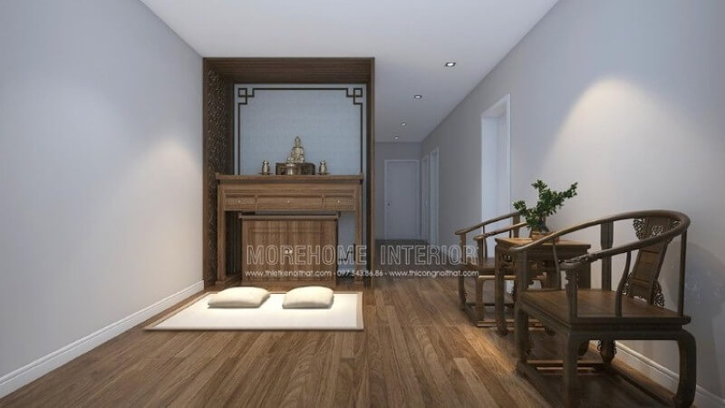 Sắp xếp phòng thờ Phật tại gia đẹp